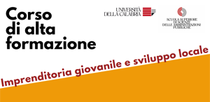 Corso alta formazione imprenditoria giovanile e sviluppo locale