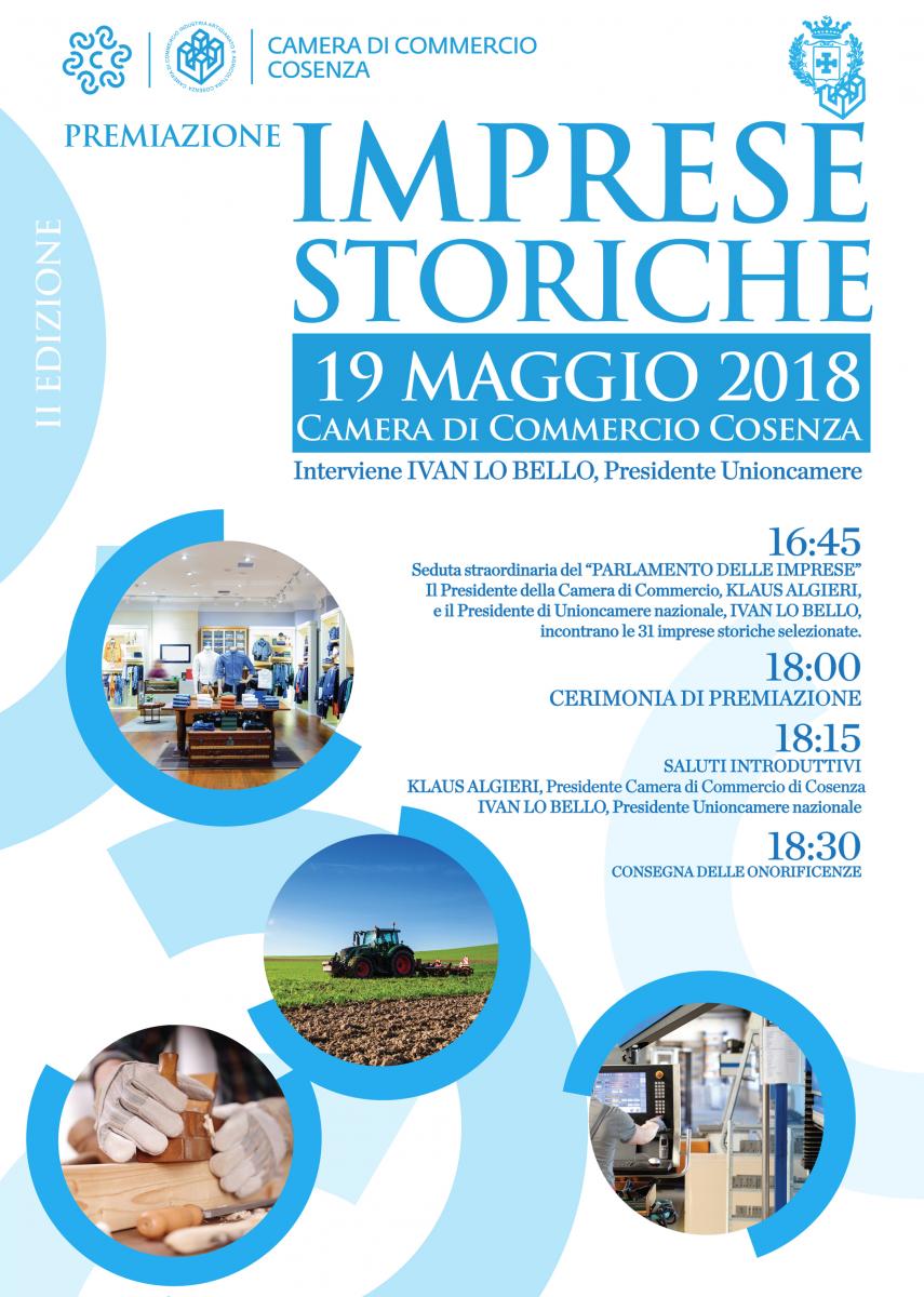 Programma Premio imprese storiche seconda edizione