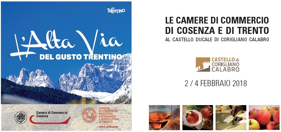 L'Alta Via del Gusto Trentino 2/4 febbraio 2018